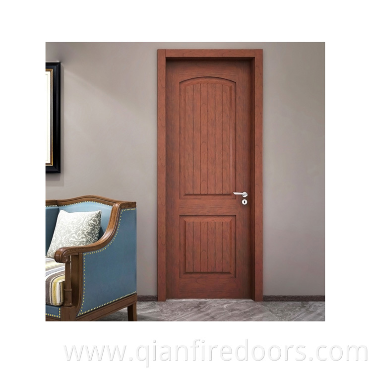 China new design fire rated hotel room exterior laminate main entry doors villa pivot interior door solid wooden